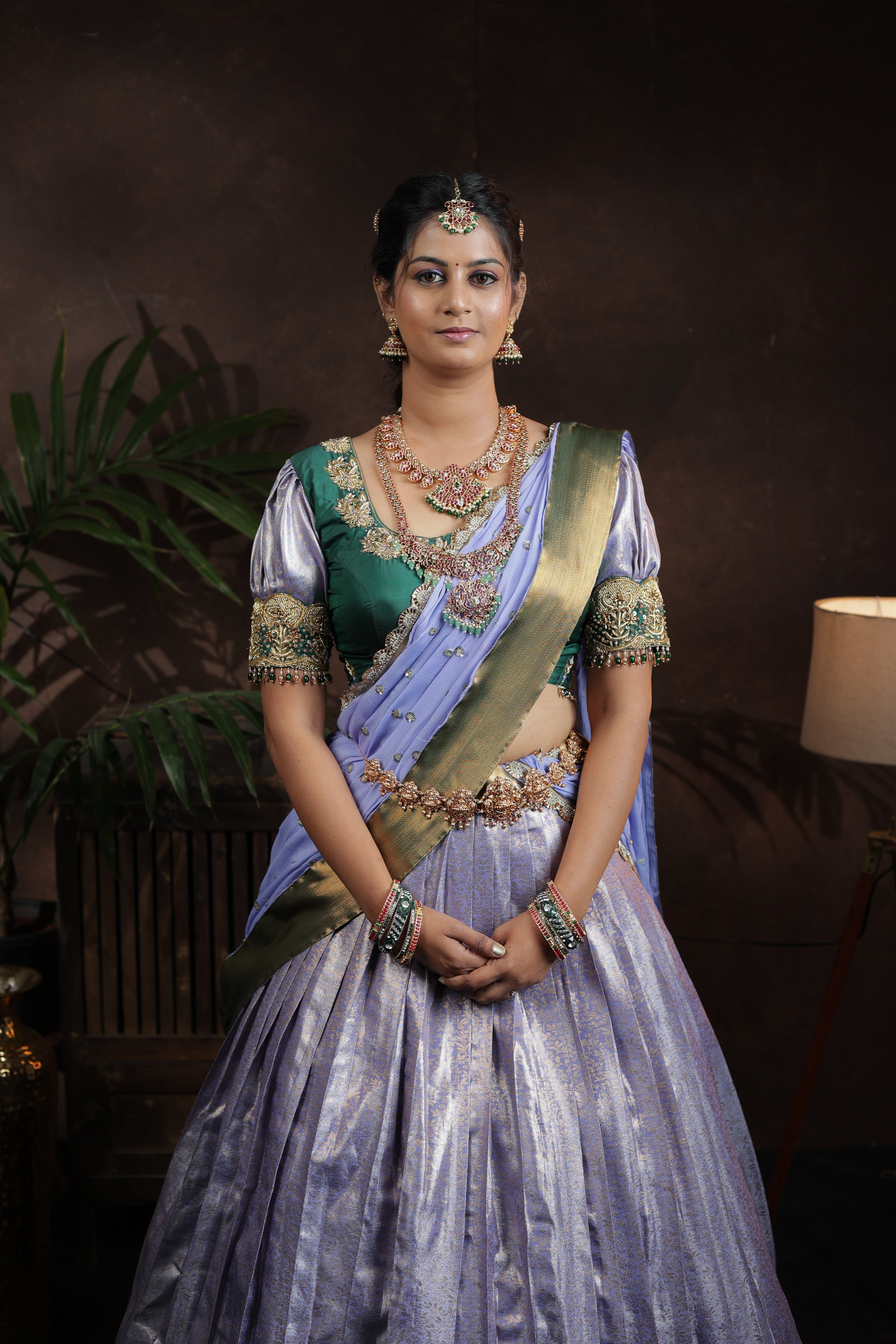 Parvati –  Kanchipuram Silk Lehenga Set