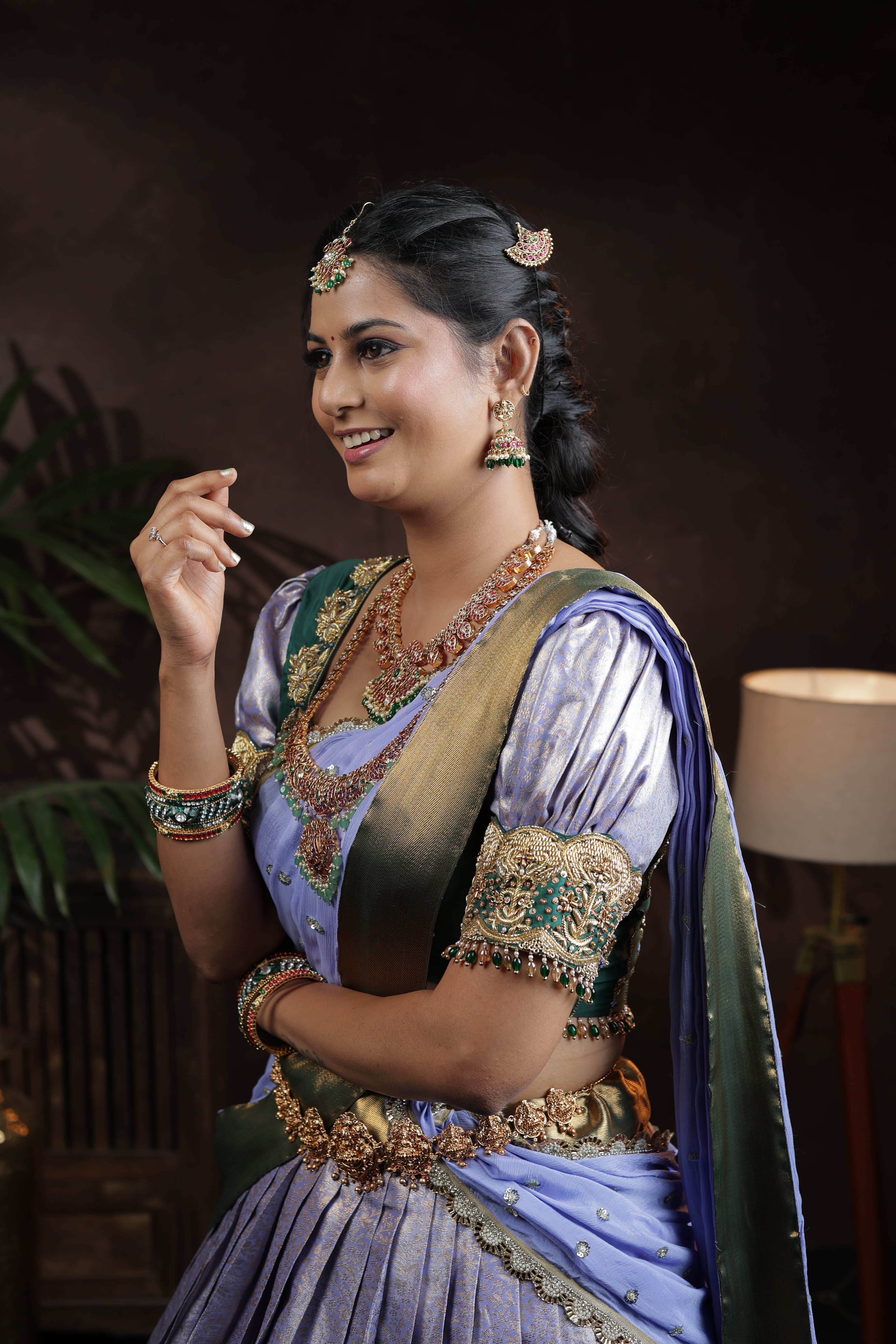 Parvati –  Kanchipuram Silk Lehenga Set