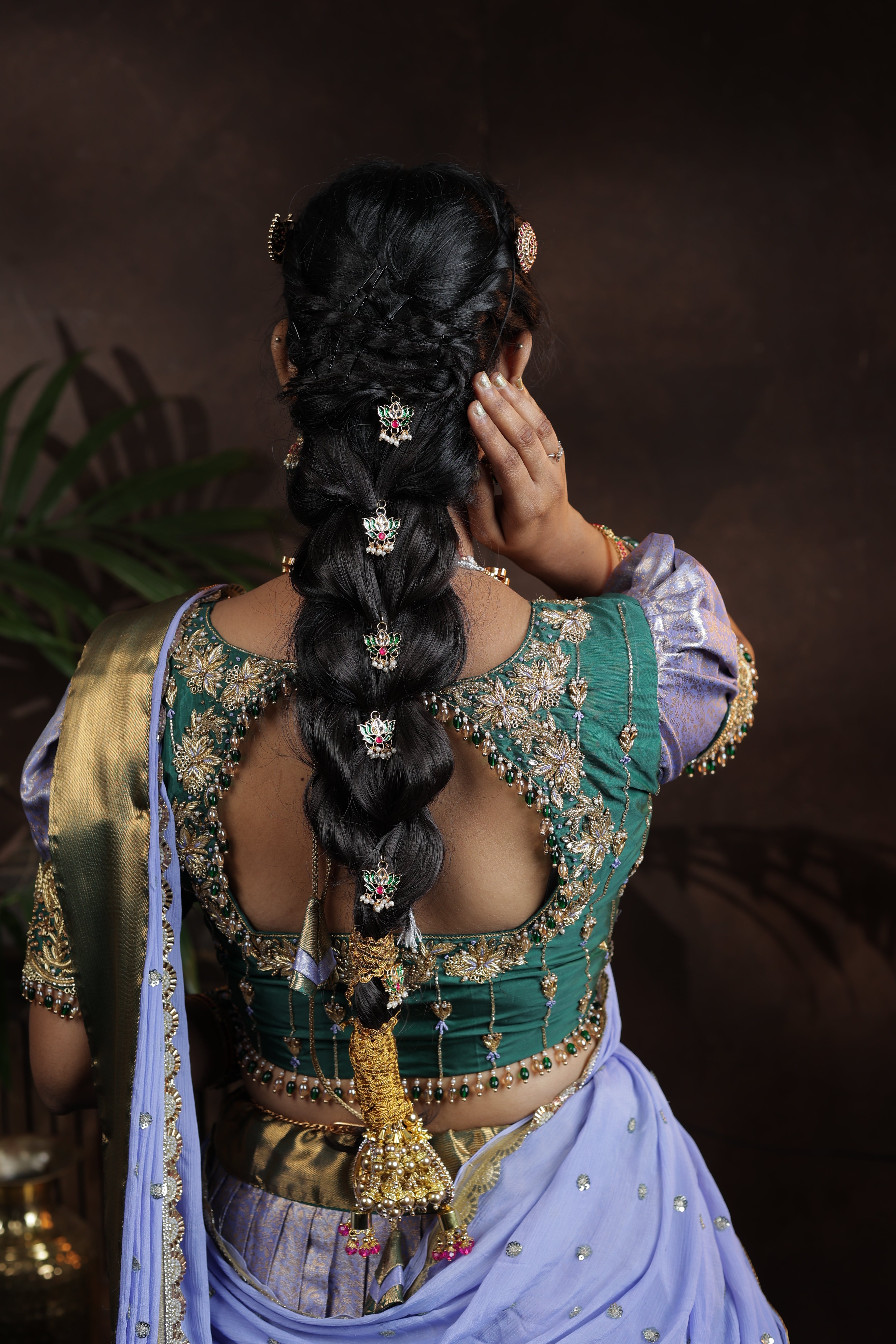 Parvati –  Kanchipuram Silk Lehenga Set