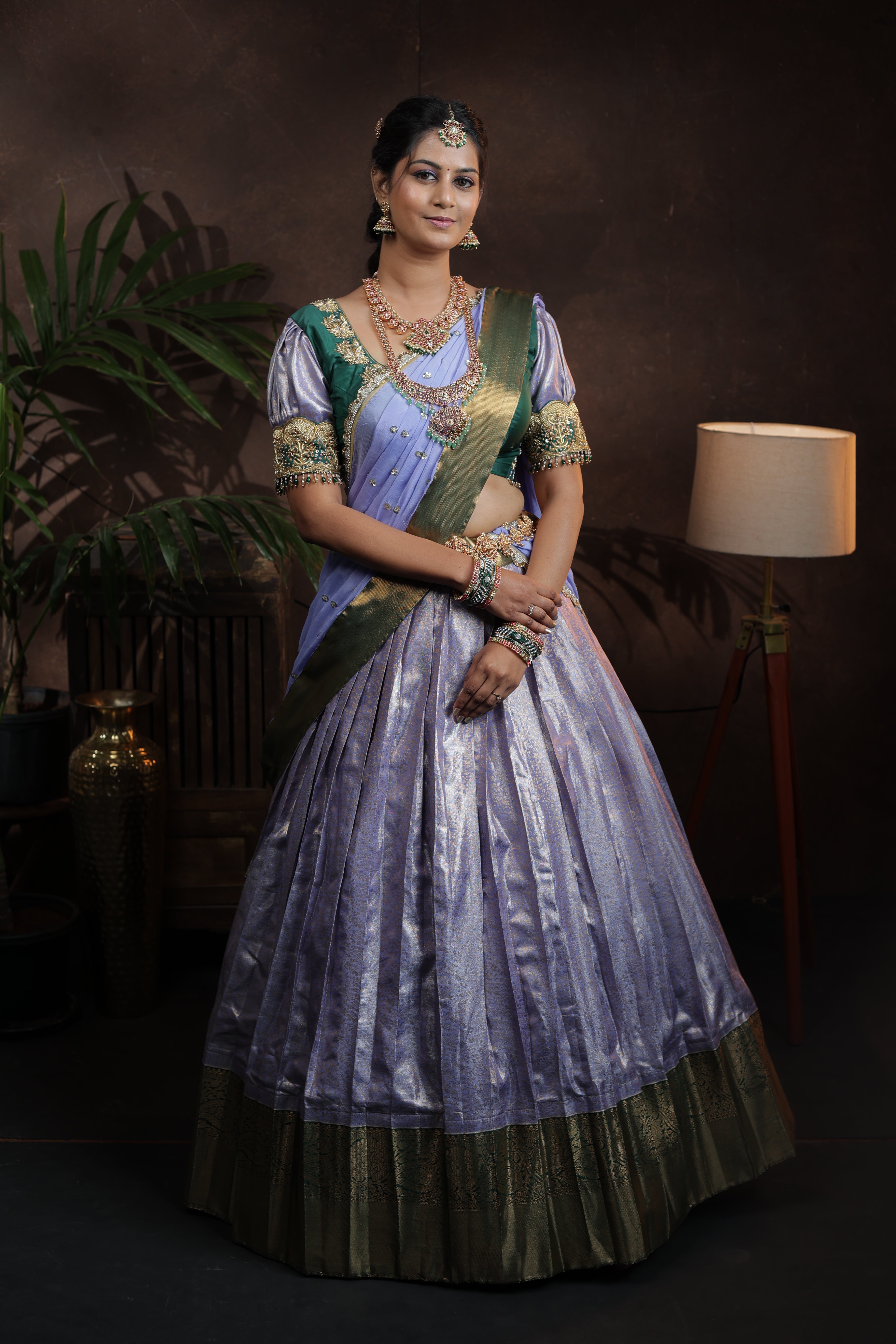 Parvati –  Kanchipuram Silk Lehenga Set