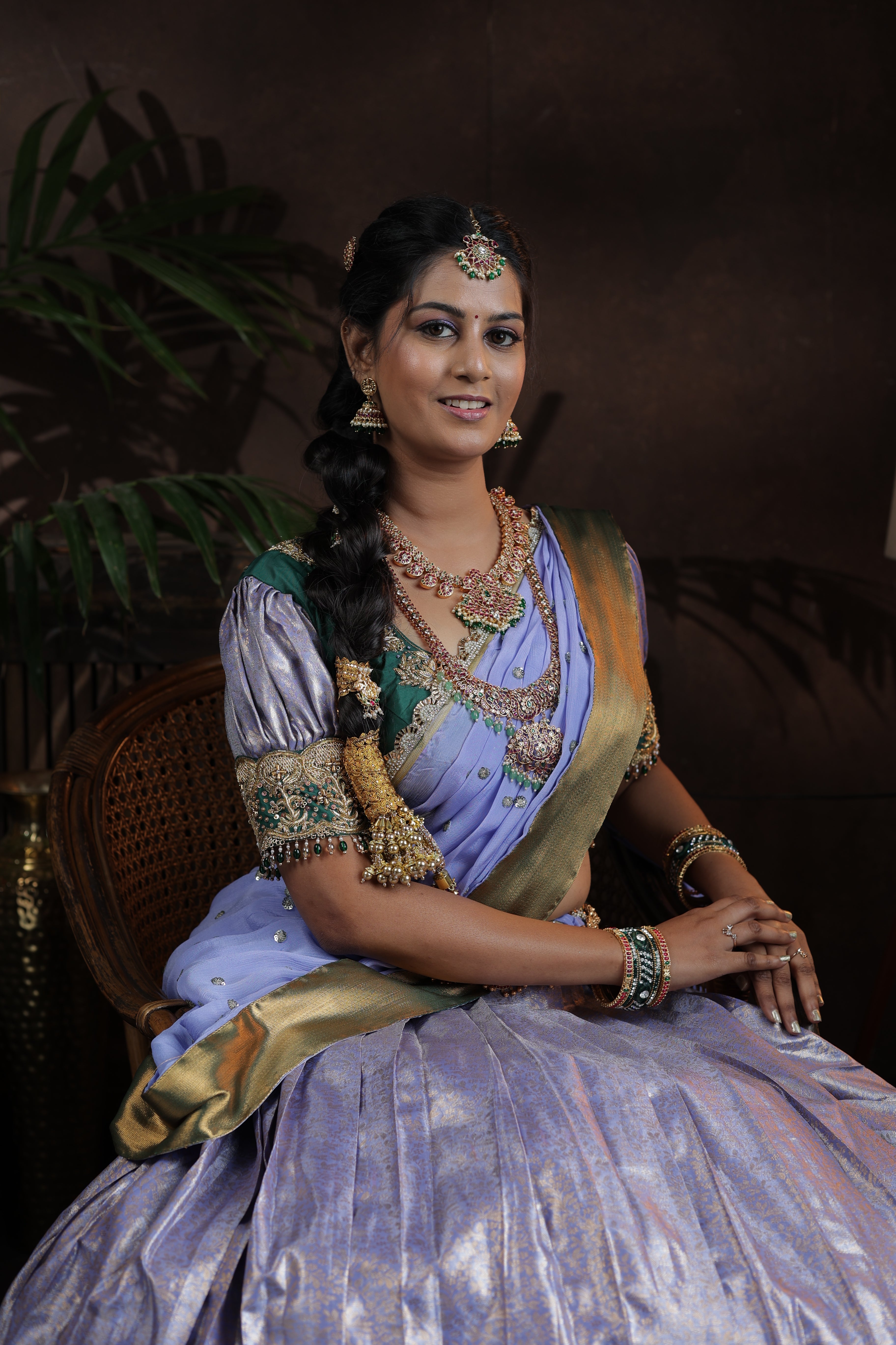 Parvati –  Kanchipuram Silk Lehenga Set