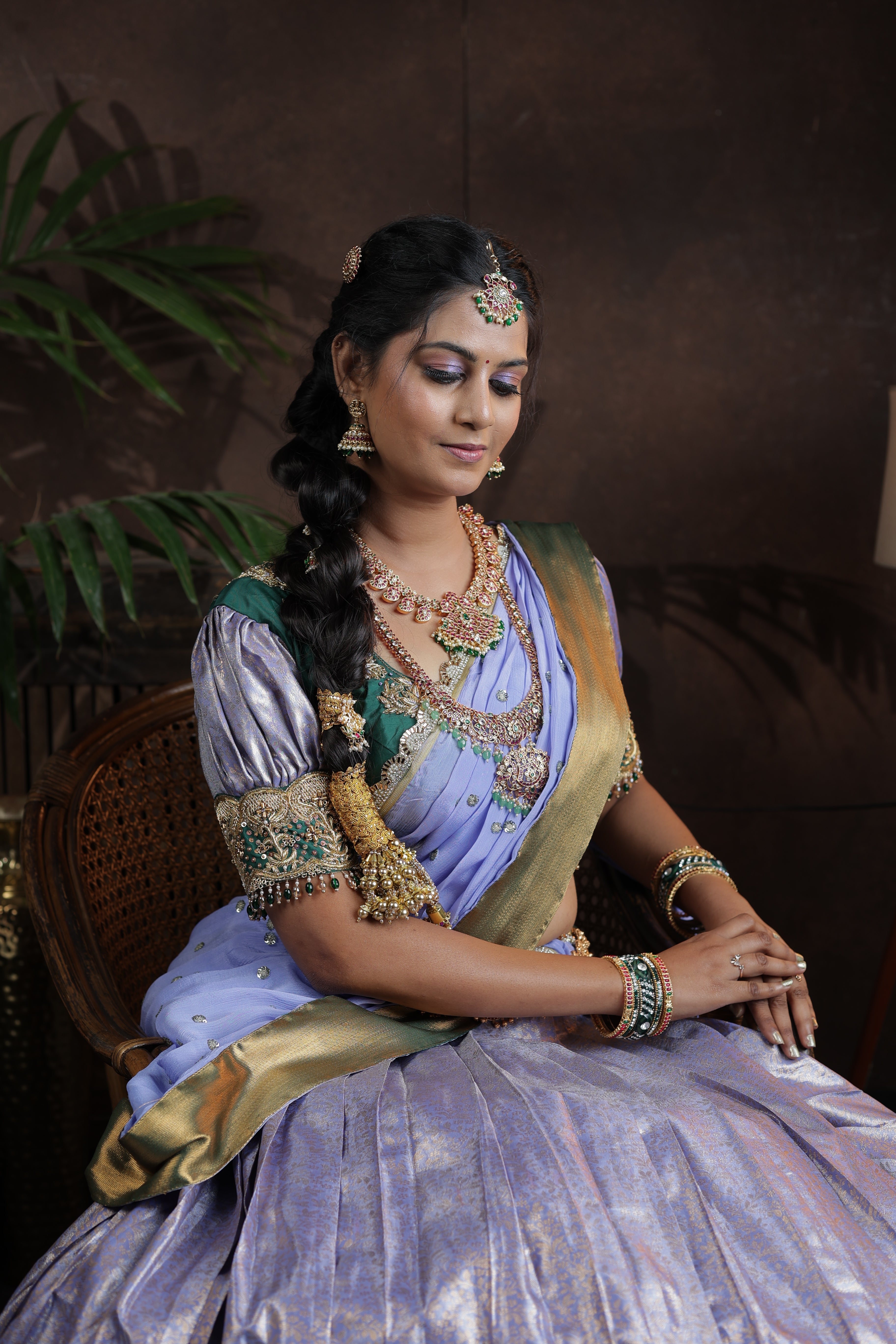 Parvati –  Kanchipuram Silk Lehenga Set
