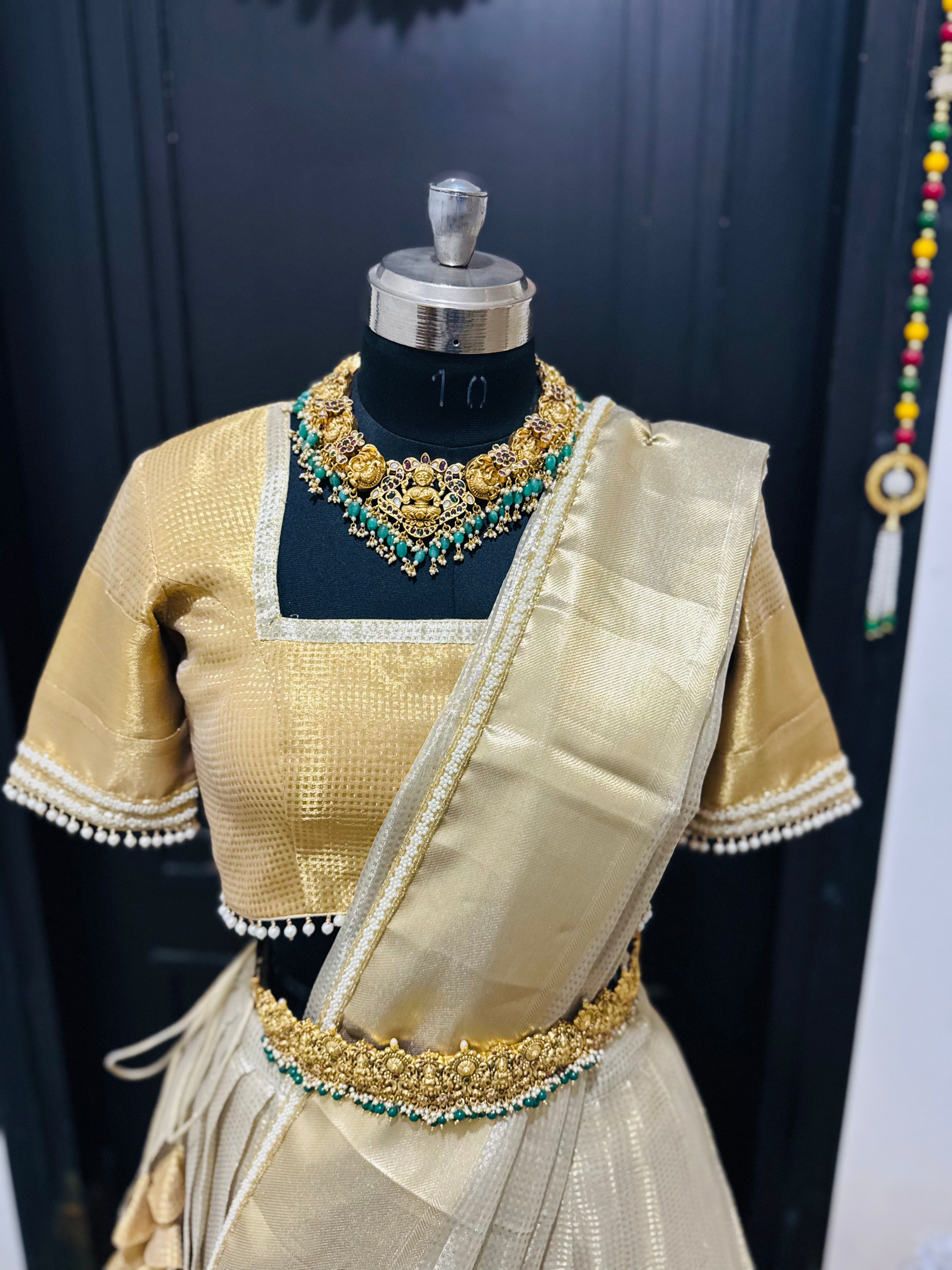 Sumitra - Gold Lehenga