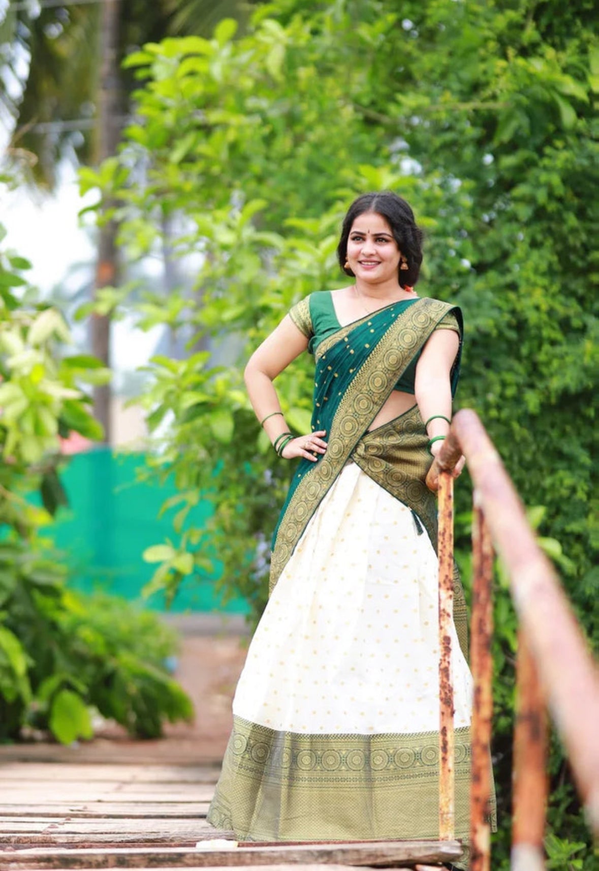 Sunandha- South Indian Festival Traditional Half Saree