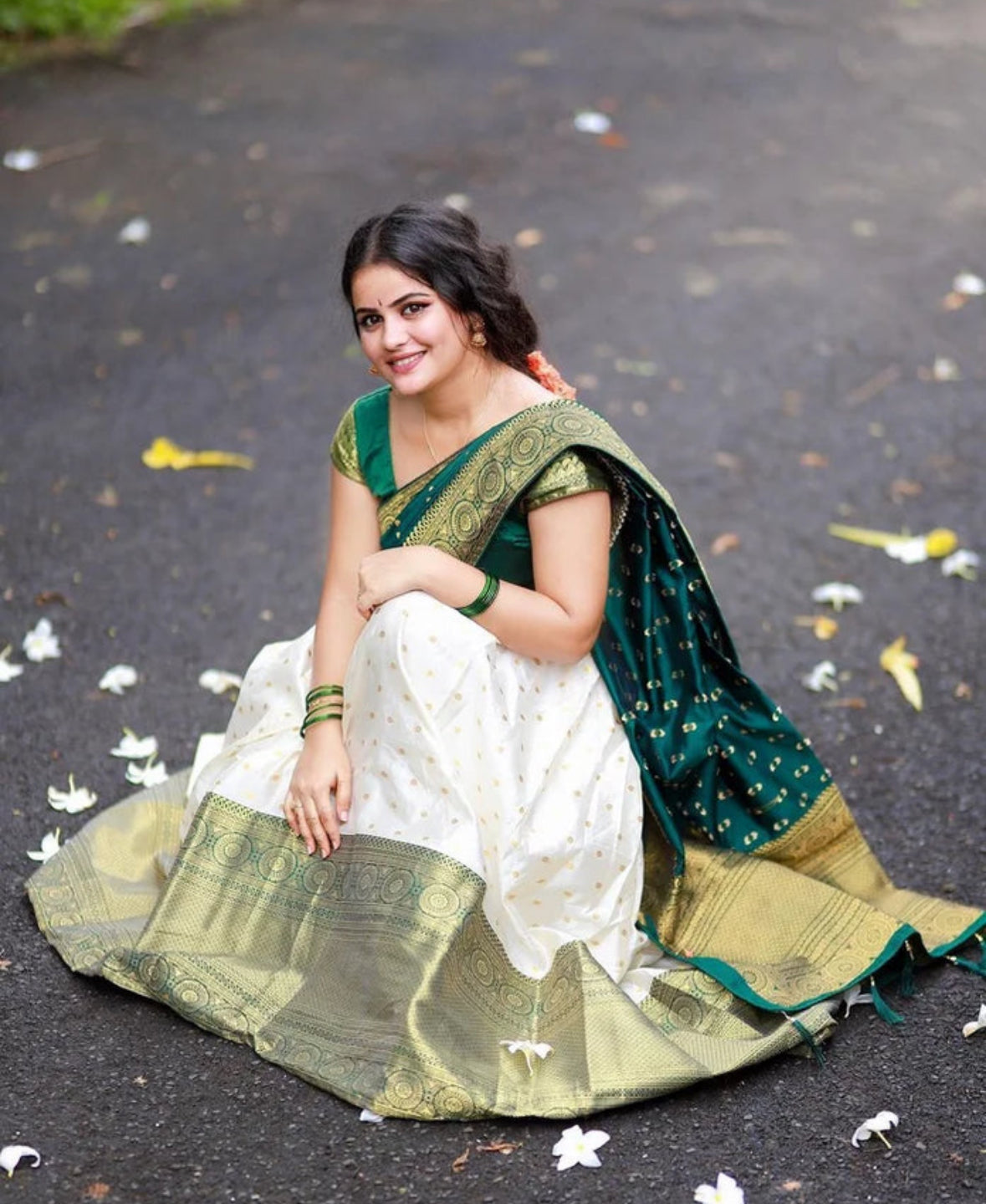Sunandha- South Indian Festival Traditional Half Saree