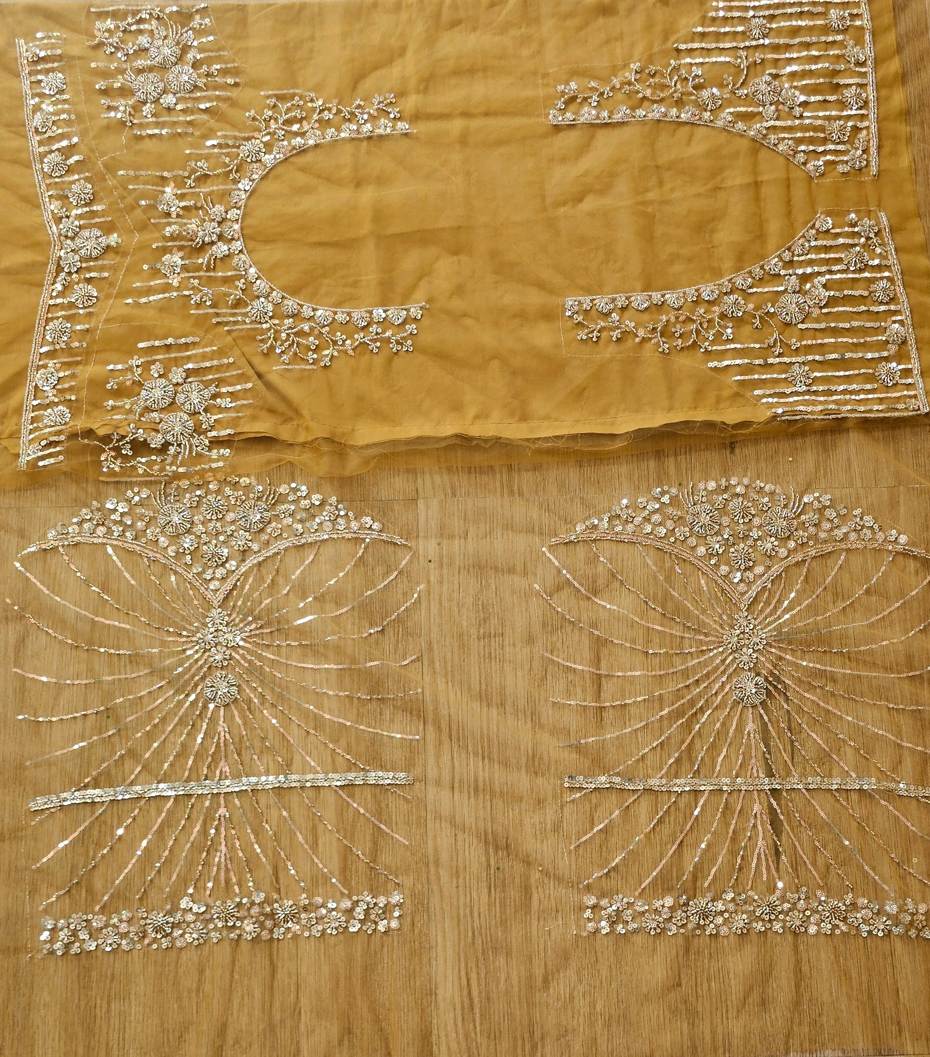 Premium Hand Embroidery Bridal Lehenga- Mustad Yellow