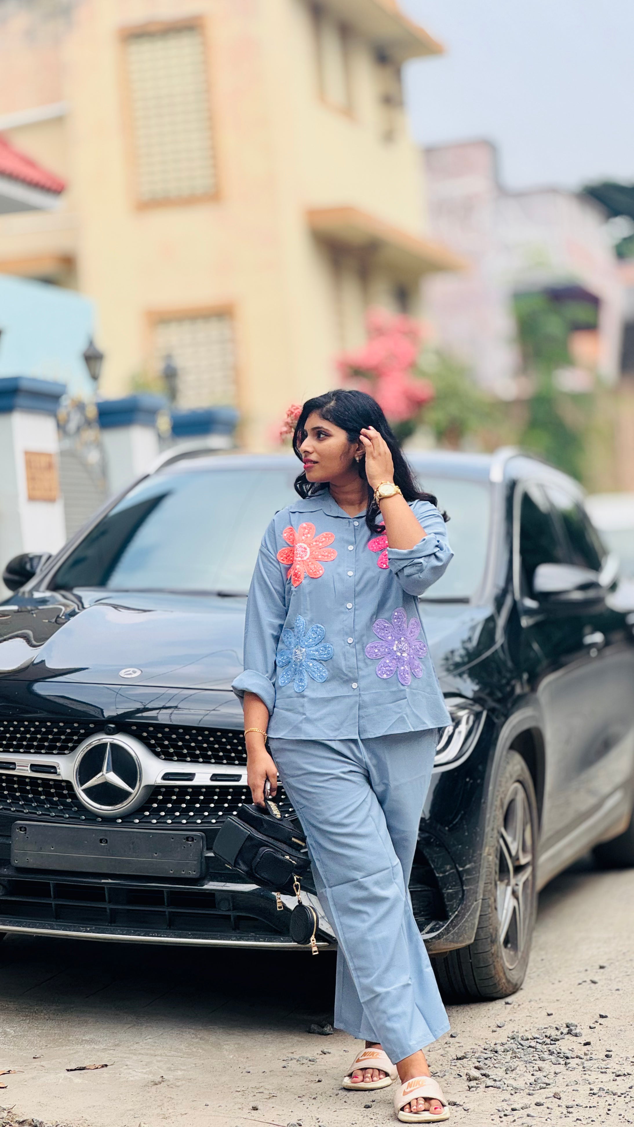 Imported oversized comfy Summer Co-ord set