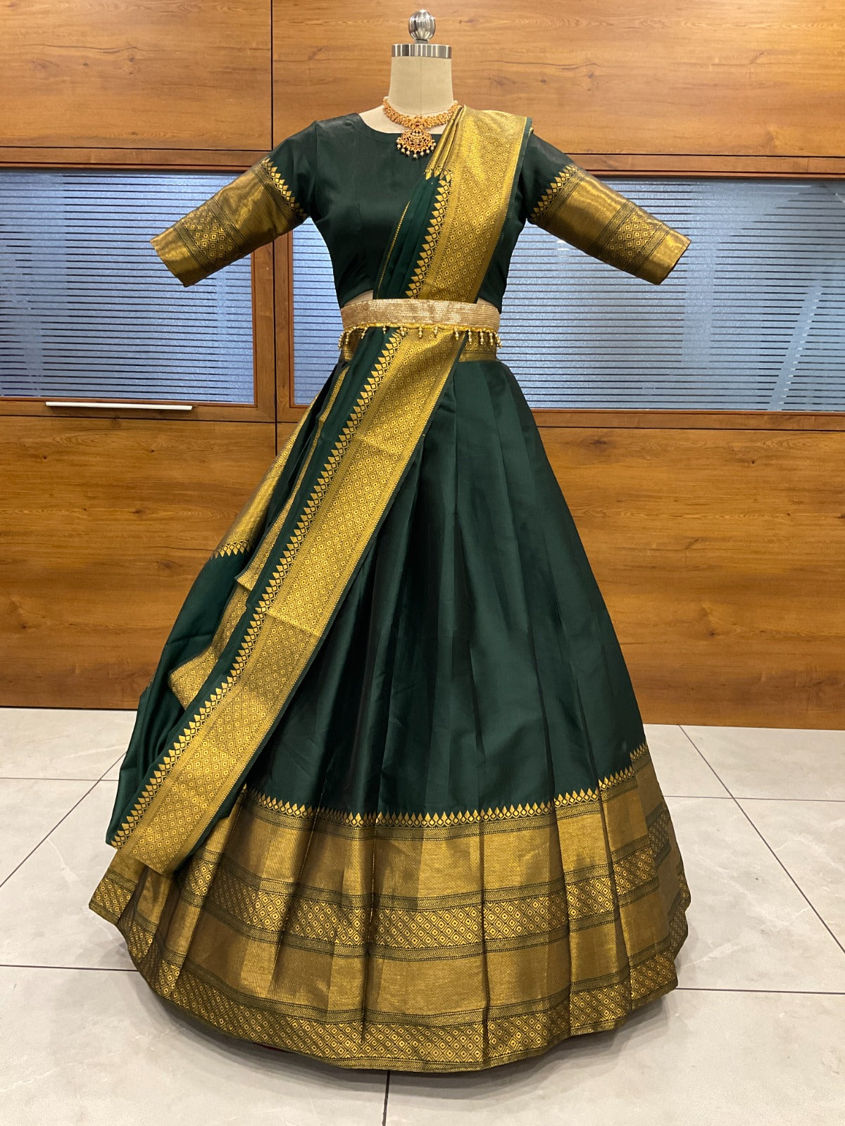 Rukmani- South Indian Festival Traditional Half Saree