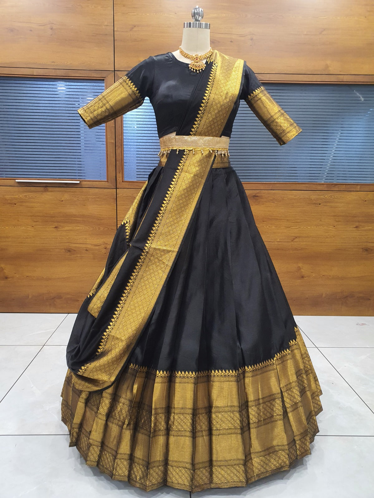 Rukmani- South Indian Festival Traditional Half Saree