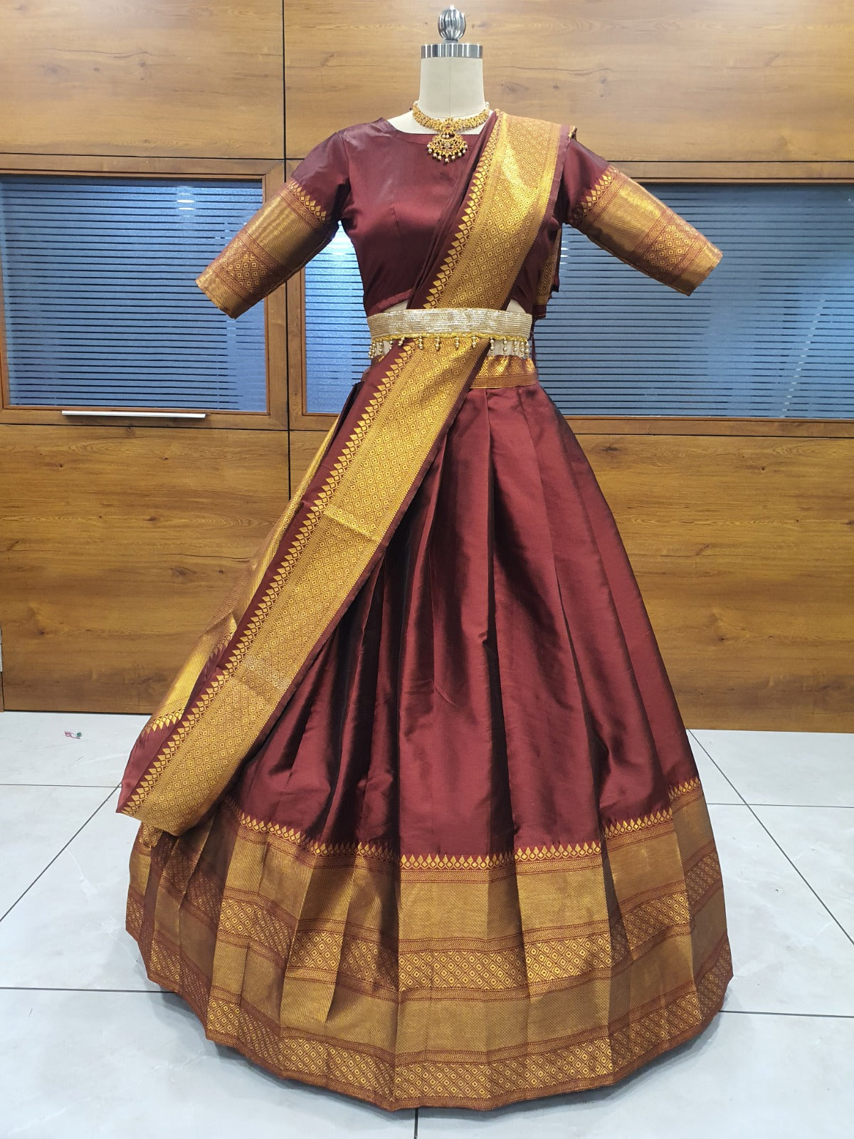 Rukmani- South Indian Festival Traditional Half Saree